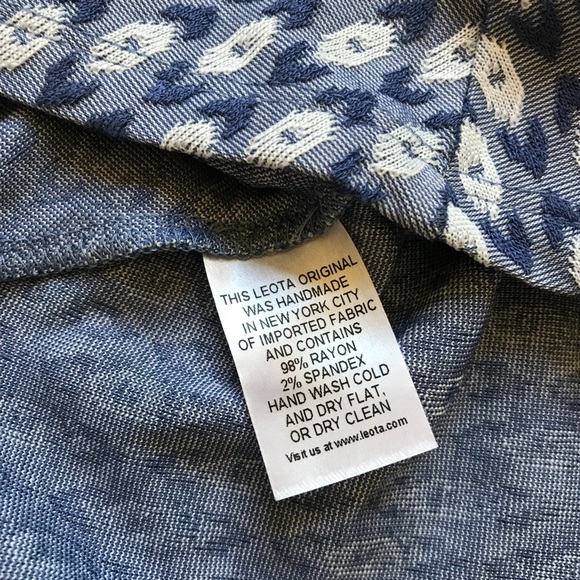 ❤️ SOLD ❤️LEOTA ORIGINAL HANDMADE DRESS - Picture 8 of 8